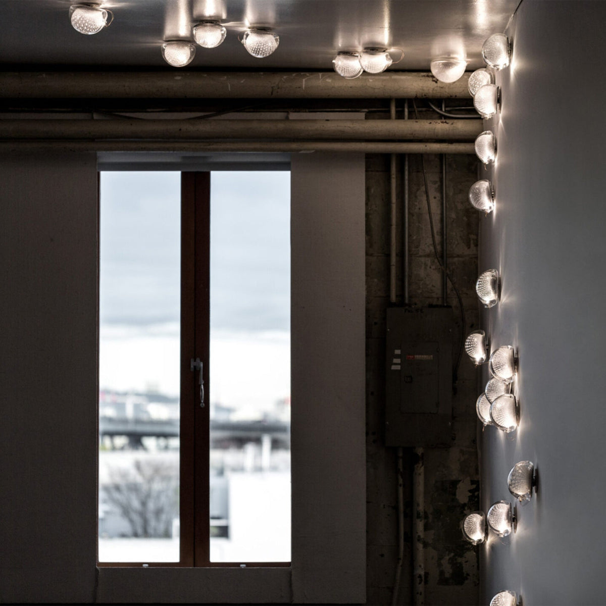 Sostor Wandleuchte Premium Nordisch Kunstglas Metall