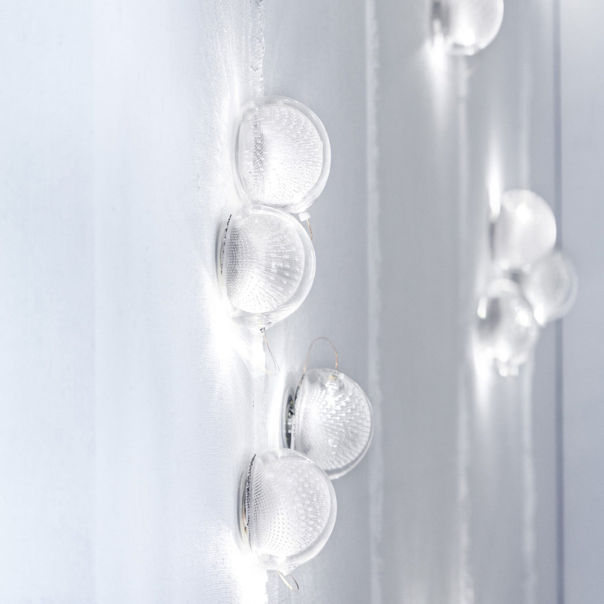 Sostor Wandleuchte Premium Nordisch Kunstglas Metall