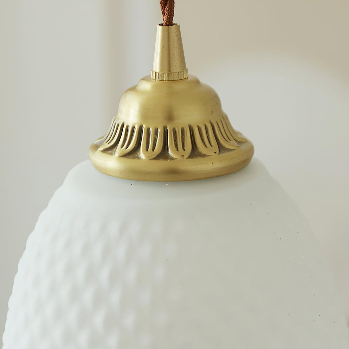 Mesh Tassel-Glas-Pendelleuchte
