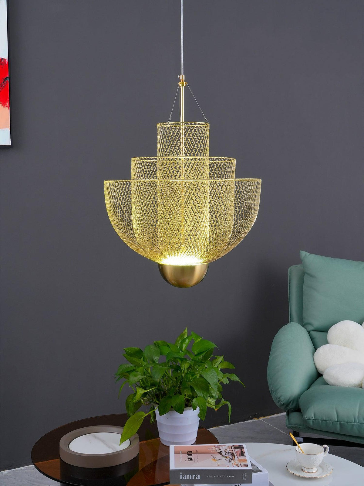 Terielissa Kronleuchter Meshmatics Radiant Wirework