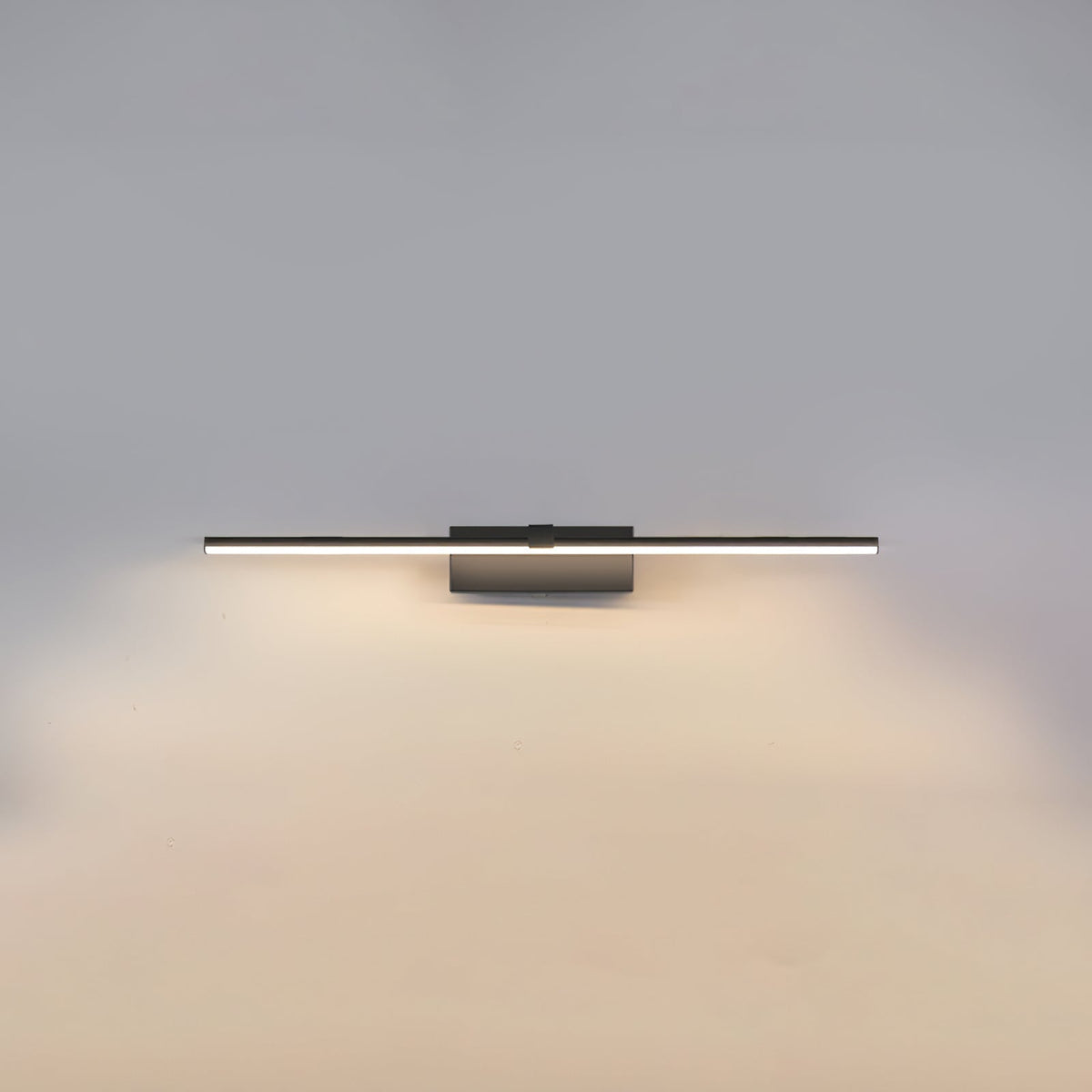 Yume lineare zeitgenössische minimalistische Wandleuchte aus Spiegel