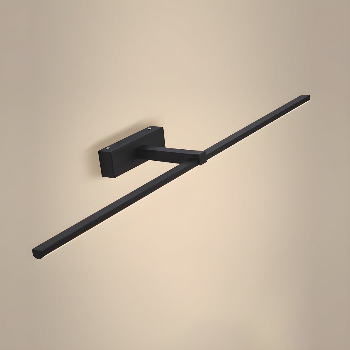 Yume lineare zeitgenössische minimalistische Wandleuchte aus Spiegel