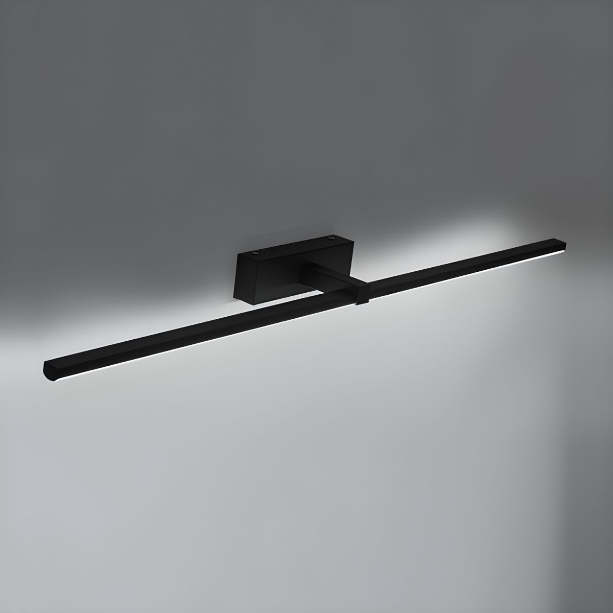 Yume lineare zeitgenössische minimalistische Wandleuchte aus Spiegel