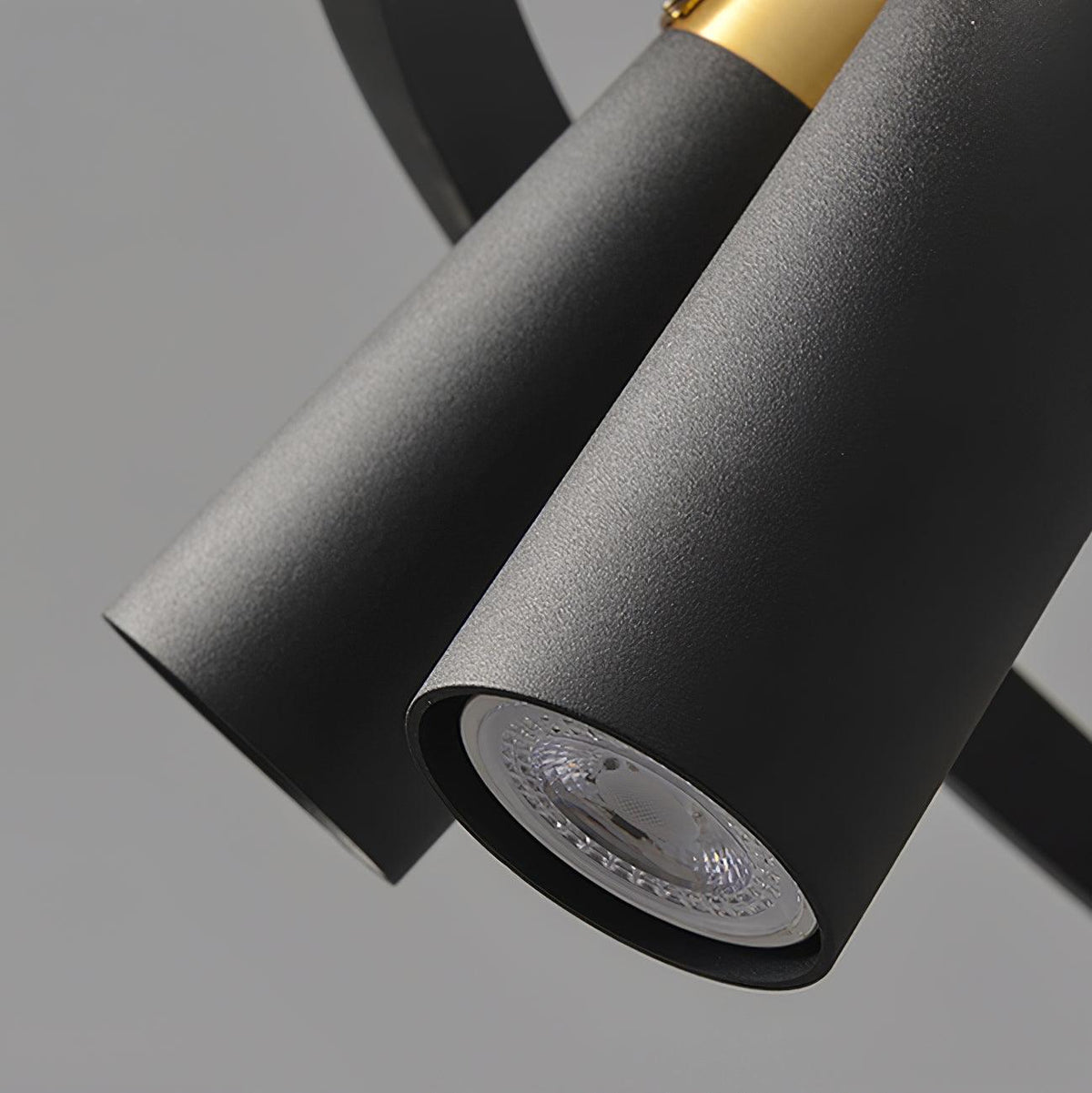 Celenora Kronleuchter aus Acryl im Industrie-Stil