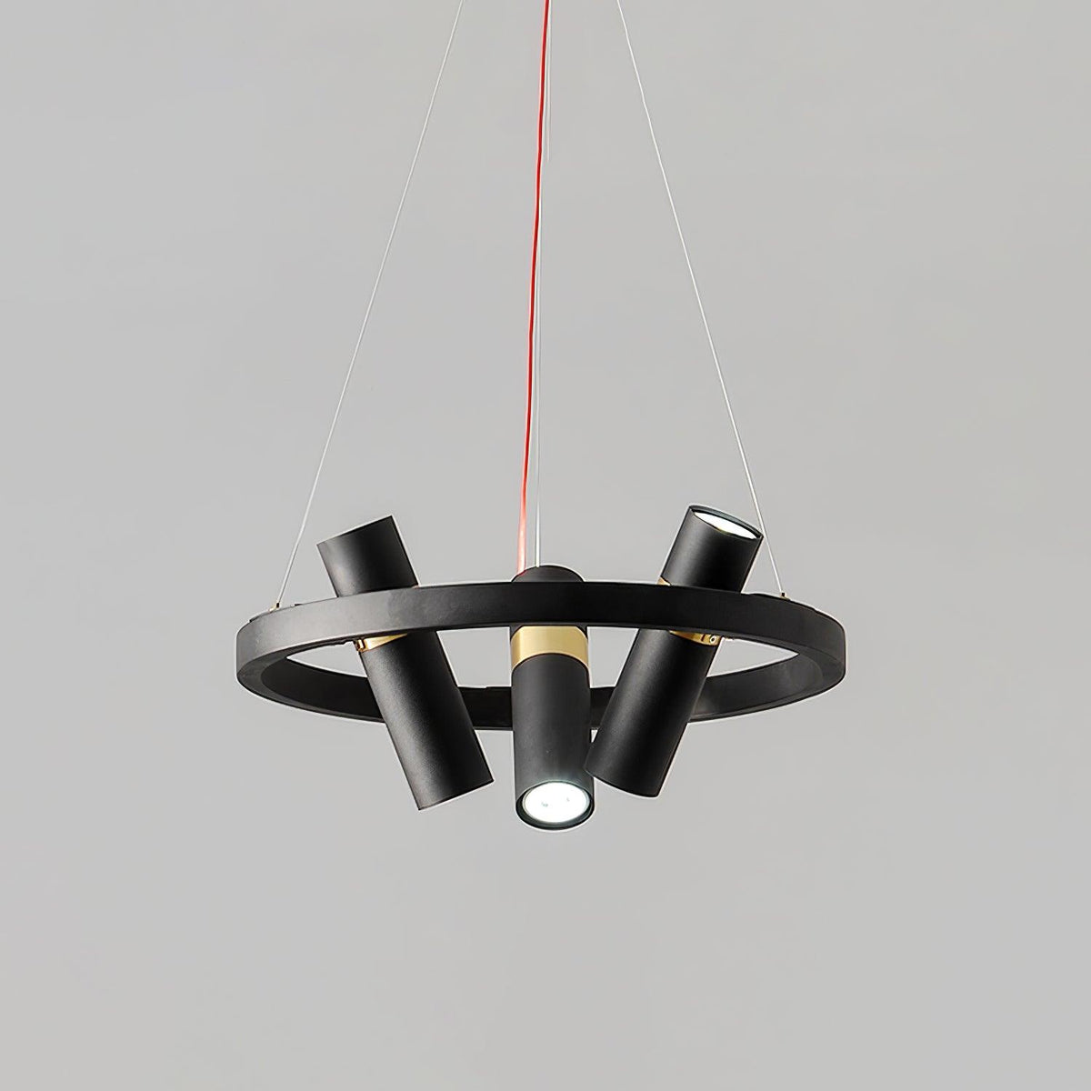 Celenora Kronleuchter aus Acryl im Industrie-Stil