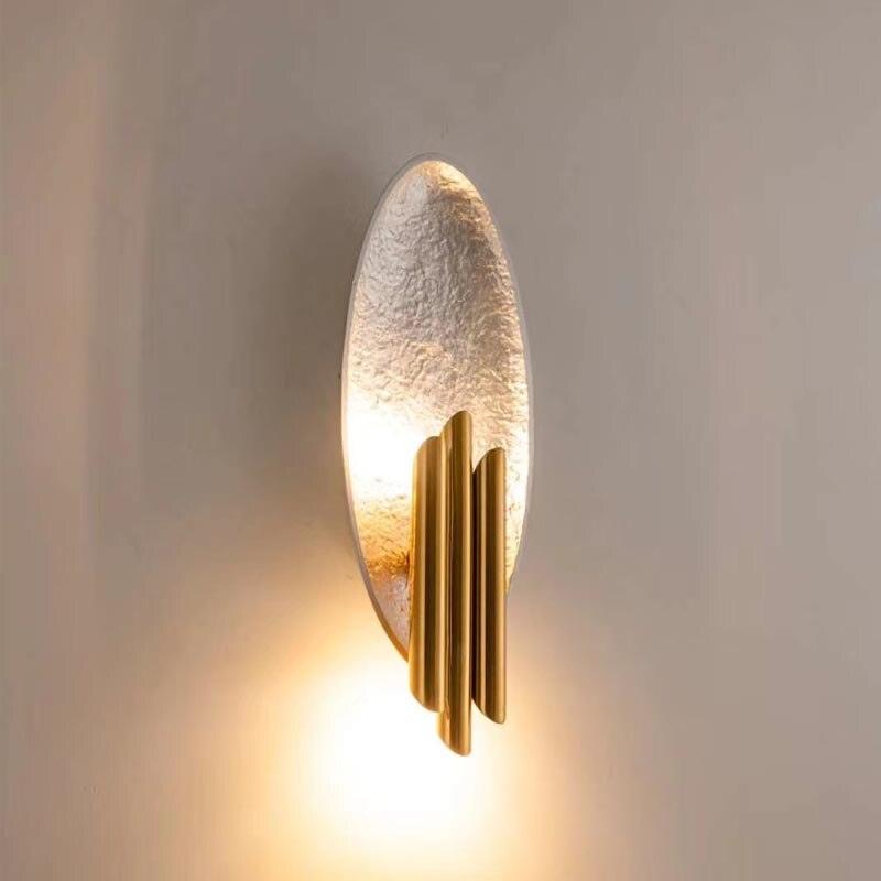 Aurerielle Wandleuchte Gold Schwarz Minimalistisch
