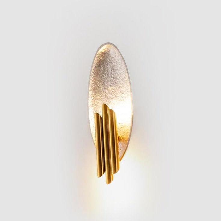 Aurerielle Wandleuchte Gold Schwarz Minimalistisch