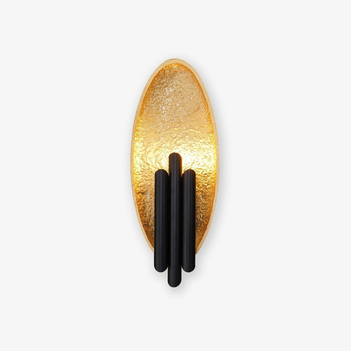 Aurerielle Wandleuchte Gold Schwarz Minimalistisch