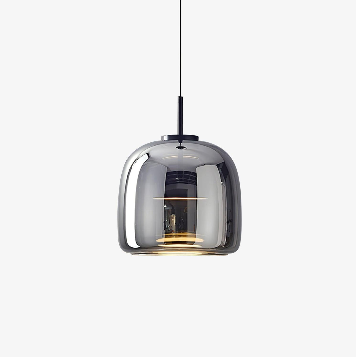 Obsidian Pendelleuchte moderne Glaspendelleuchte