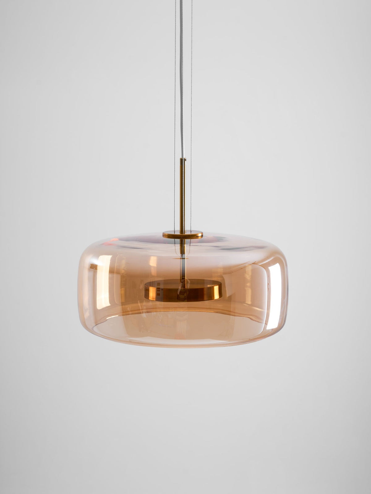 Obsidian Pendelleuchte moderne Glaspendelleuchte