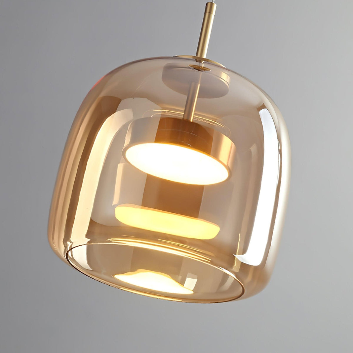 Obsidian Pendelleuchte moderne Glaspendelleuchte