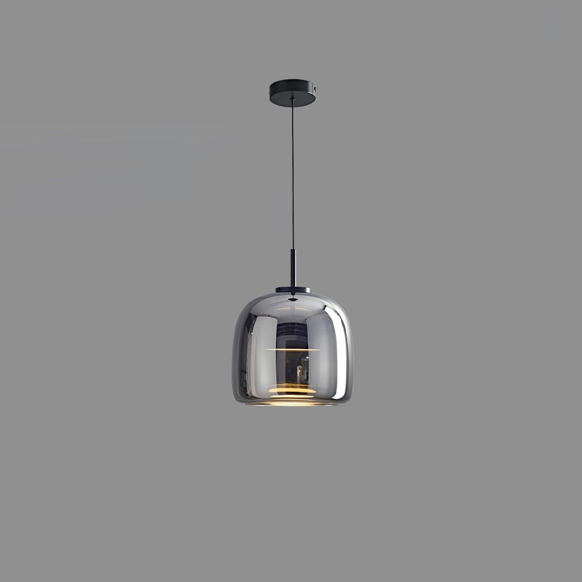 Obsidian Pendelleuchte moderne Glaspendelleuchte