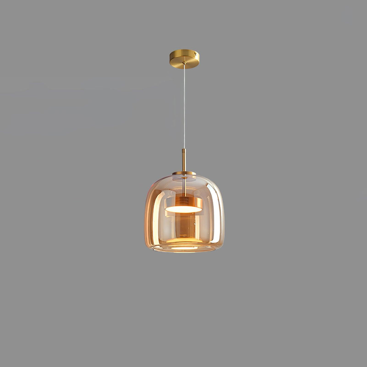 Obsidian Pendelleuchte moderne Glaspendelleuchte