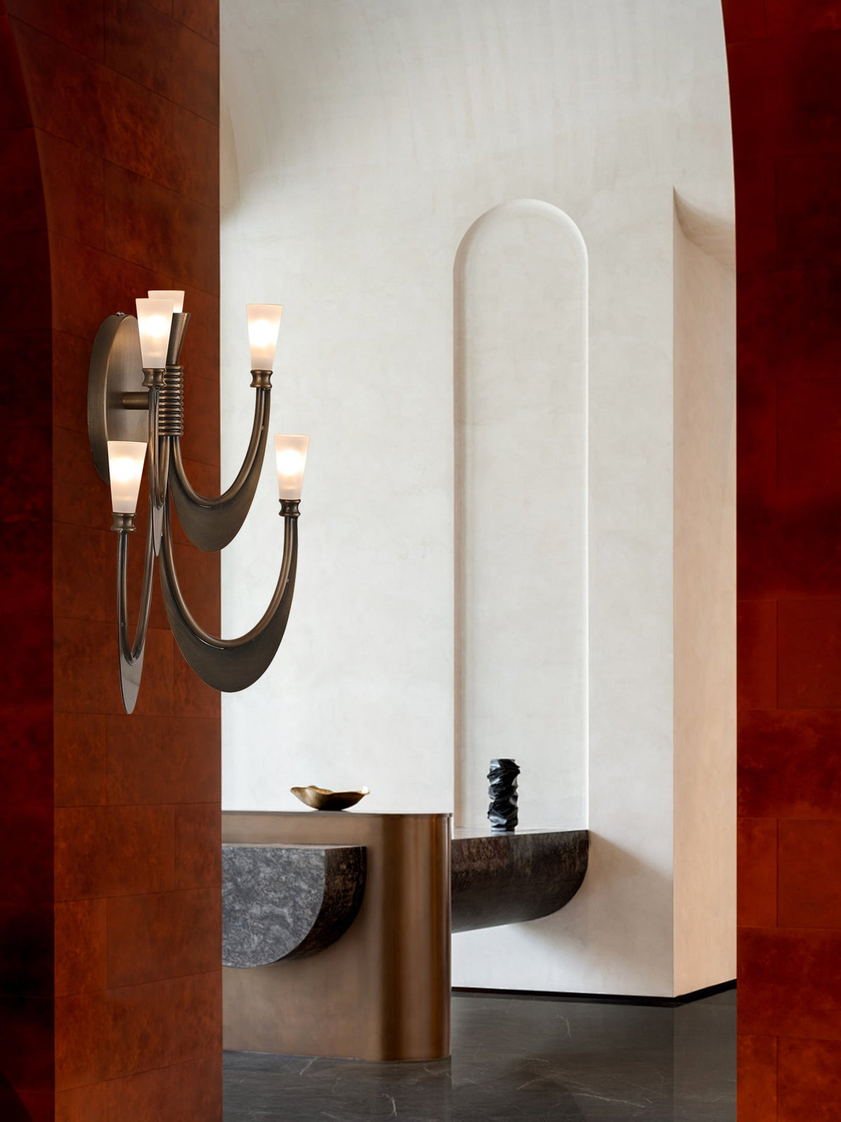 Metropolis Candelabra-Wandleuchte