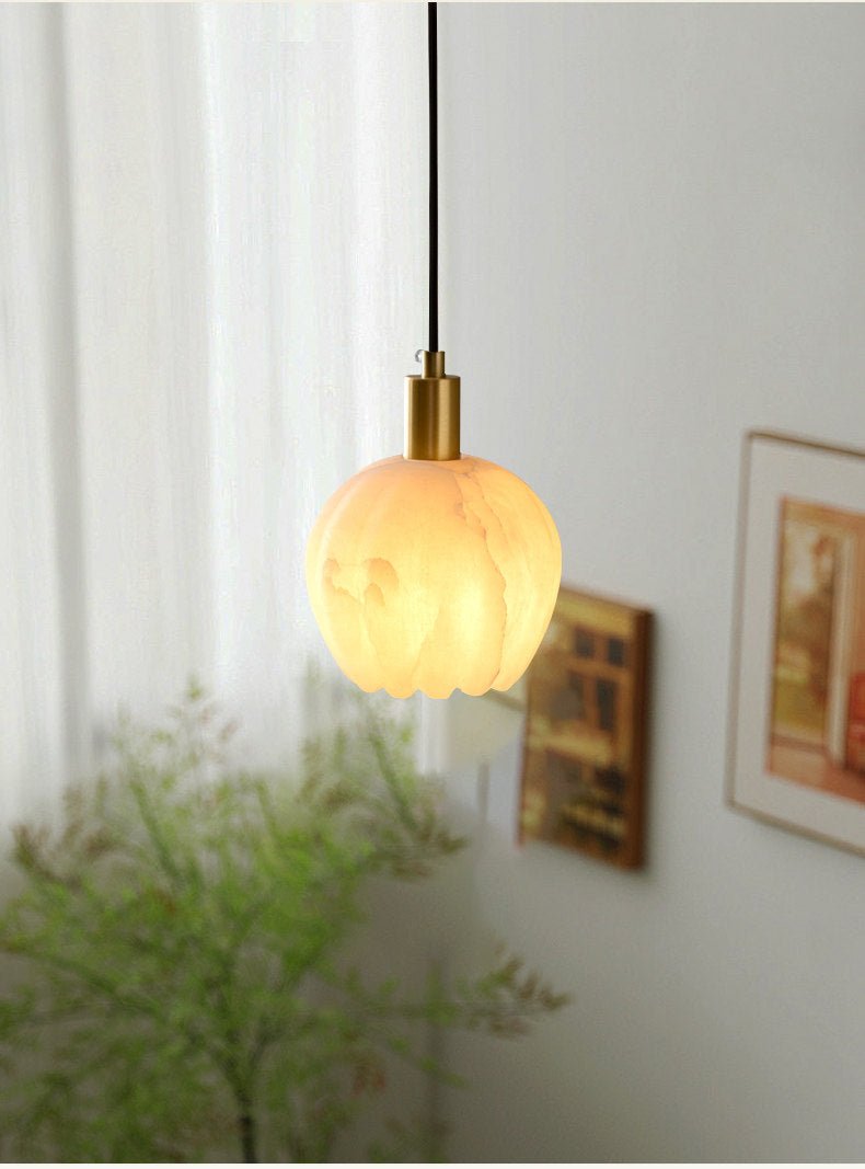 Albuenne Mian Alabaster Pendelleuchte