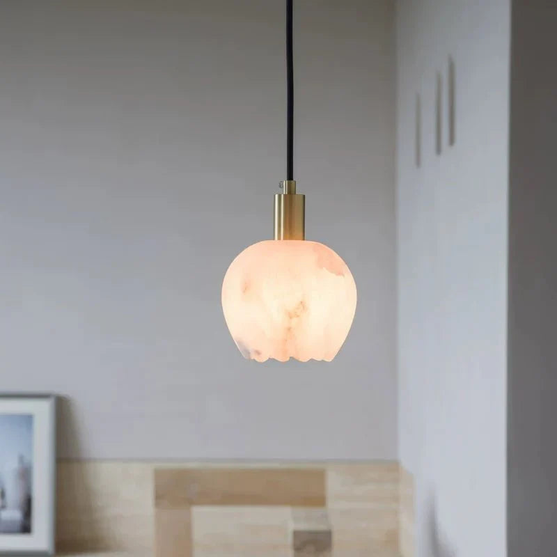 Albuenne Mian Alabaster Pendelleuchte