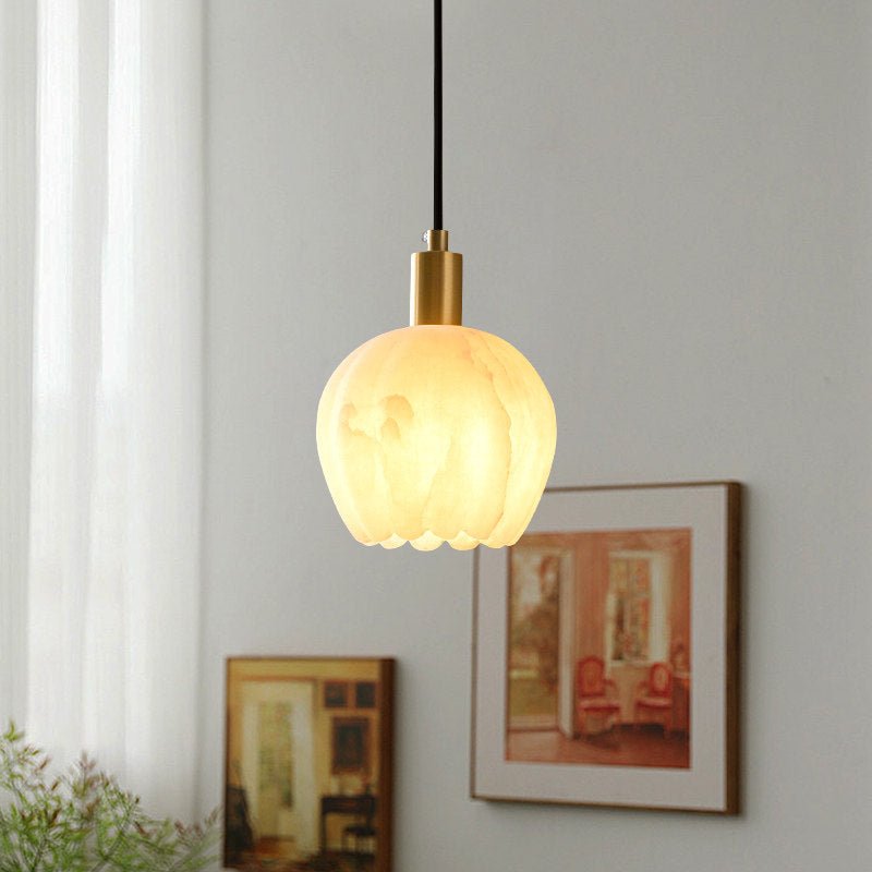 Albuenne Mian Alabaster Pendelleuchte