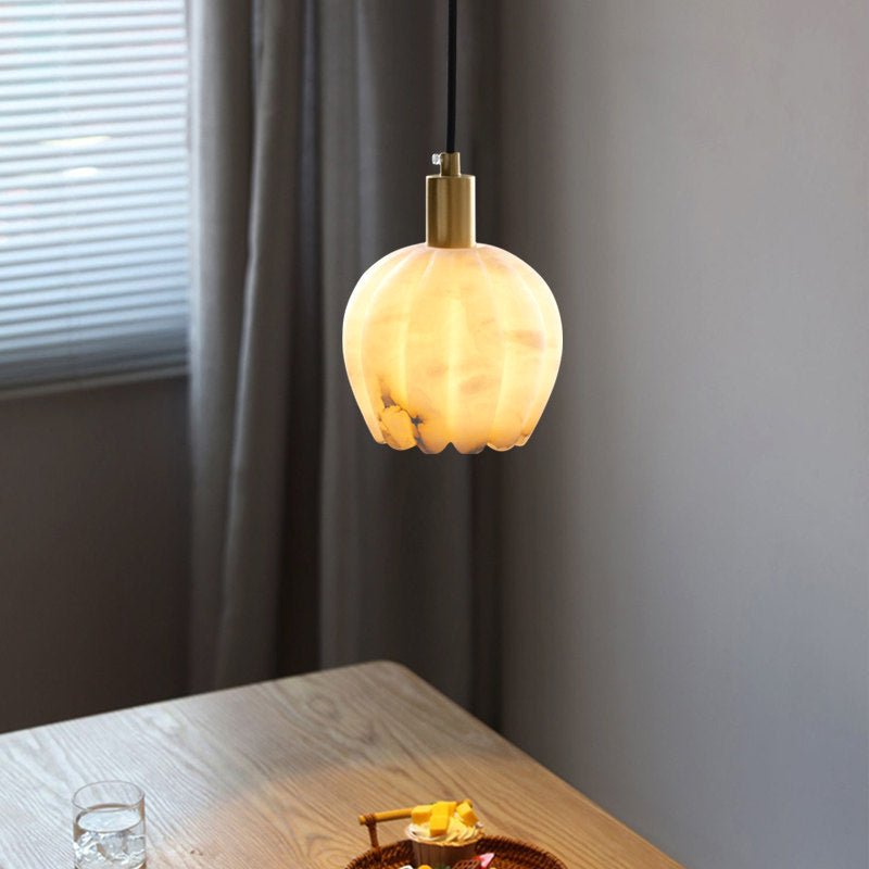 Albuenne Mian Alabaster Pendelleuchte