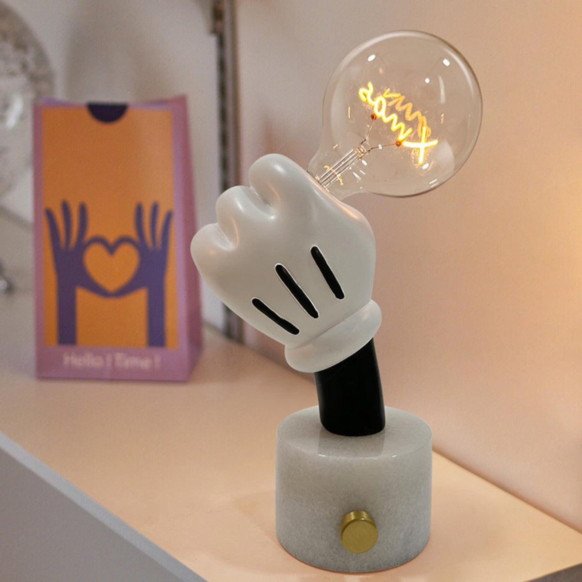 Cosoril Cartoon Handschuh-Tischlampe