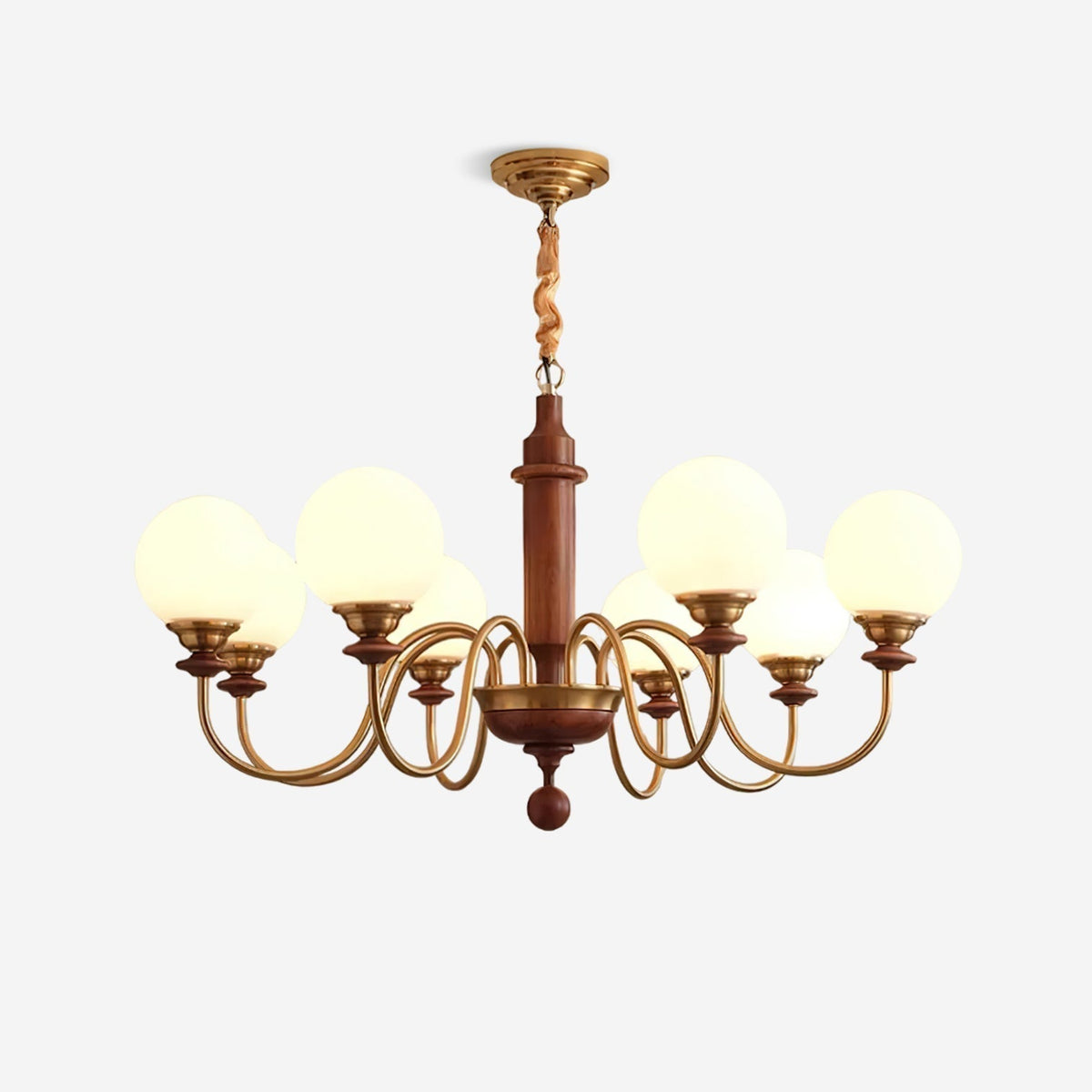 Lumivian Kronleuchter mit 8 Kugeln