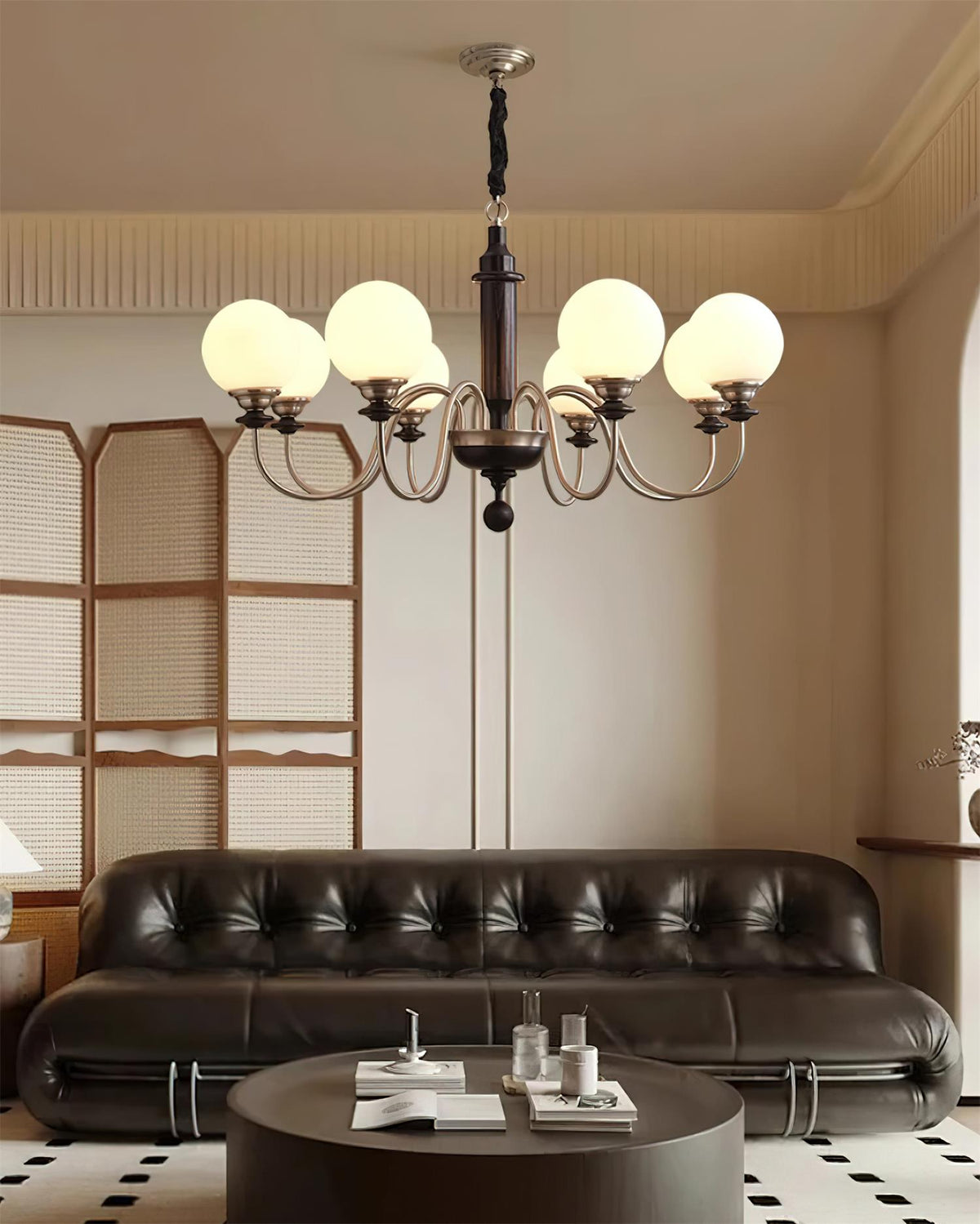 Lumivian Kronleuchter mit 8 Kugeln