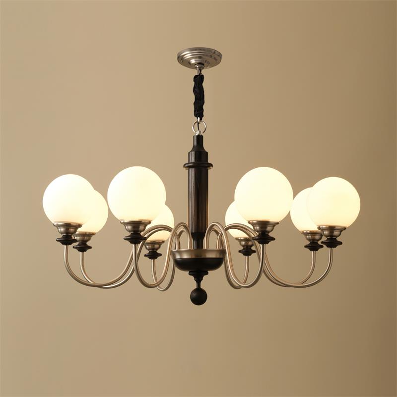 Lumivian Kronleuchter mit 8 Kugeln