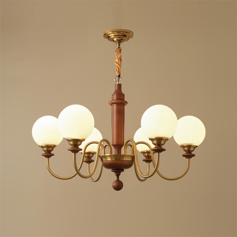 Lumivian Kronleuchter mit 8 Kugeln