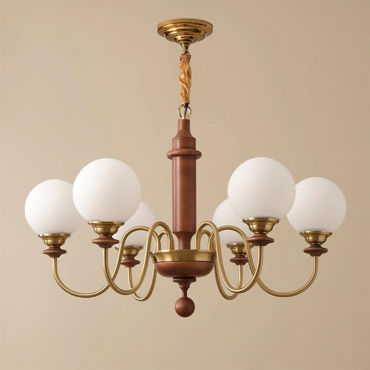 Lumivian Kronleuchter mit 8 Kugeln