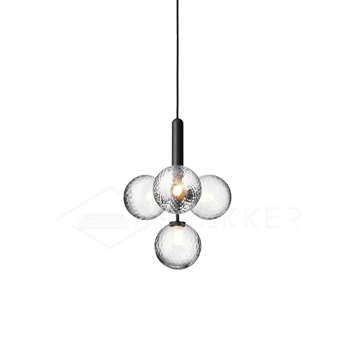 Lioraraya Pendelleuchte aus Glas im klassischen Industriestil