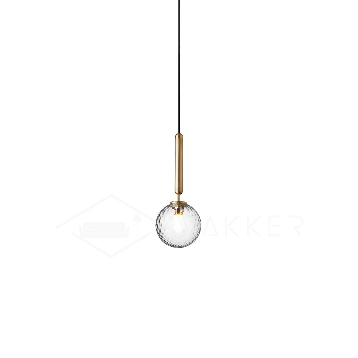 Lioraraya Pendelleuchte aus Glas im klassischen Industriestil