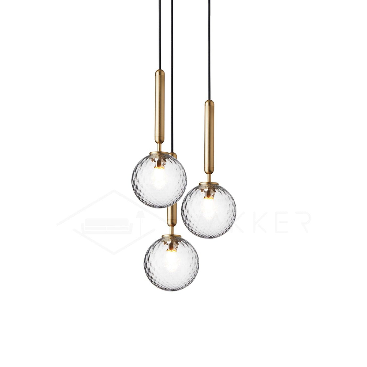 Lioraraya Pendelleuchte aus Glas im klassischen Industriestil