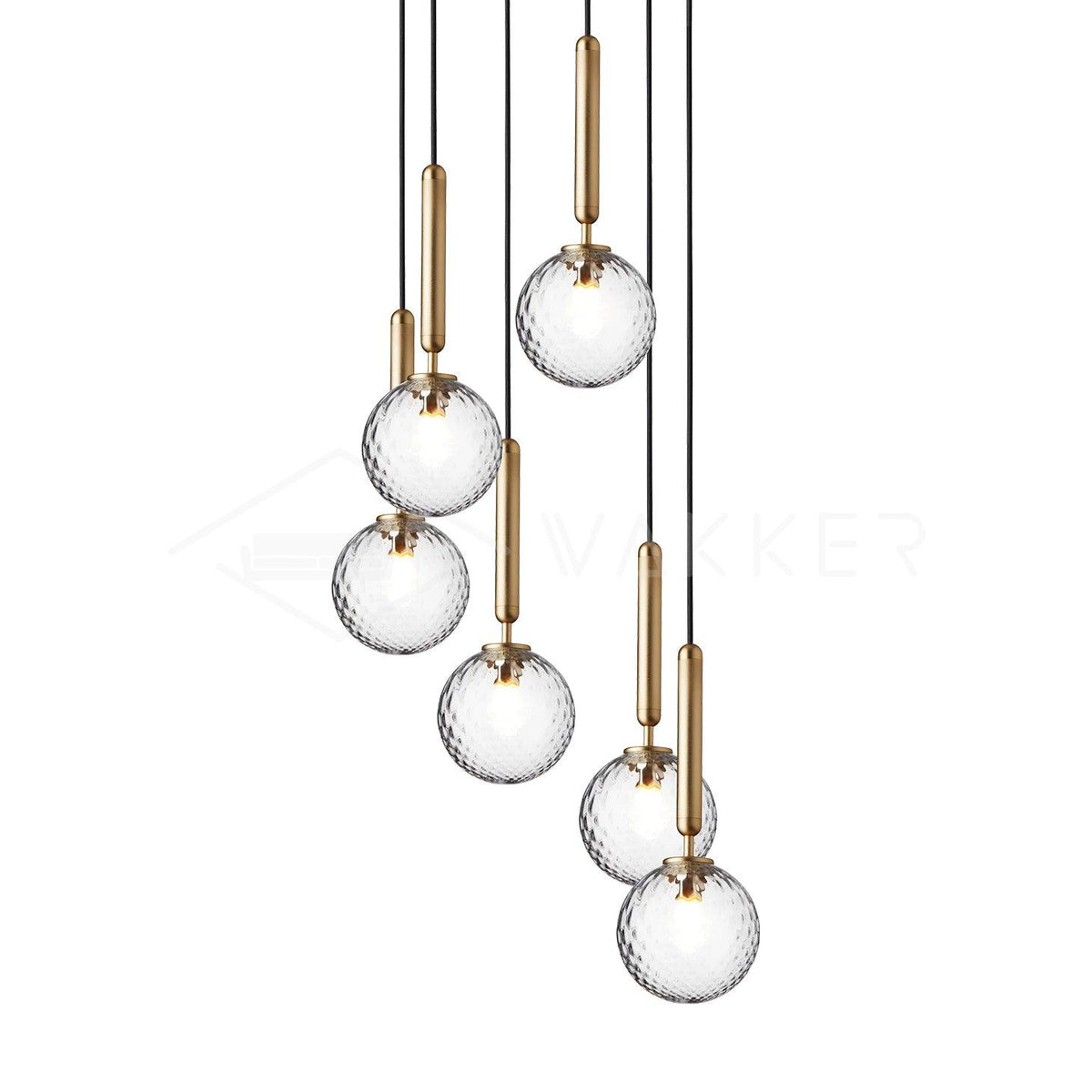 Lioraraya Pendelleuchte aus Glas im klassischen Industriestil