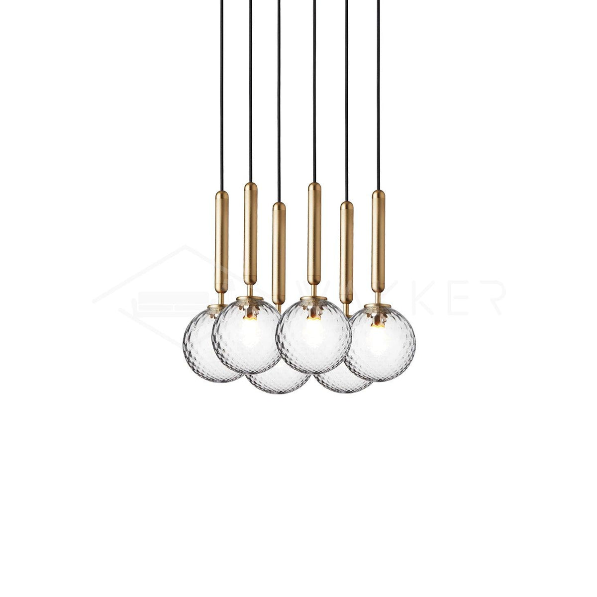 Lioraraya Pendelleuchte aus Glas im klassischen Industriestil
