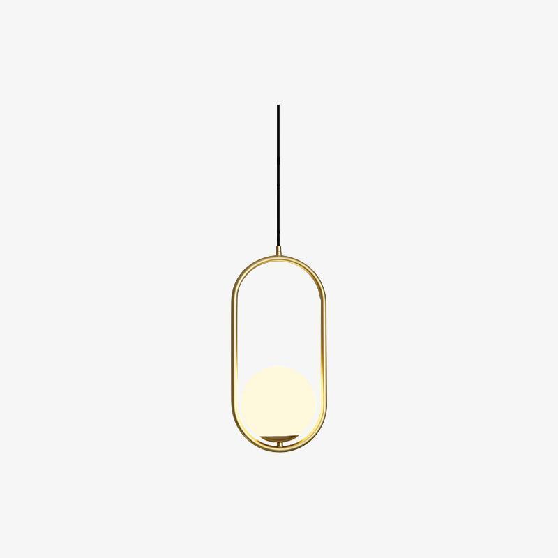 Caselora moderne Pendelleuchte aus Messing