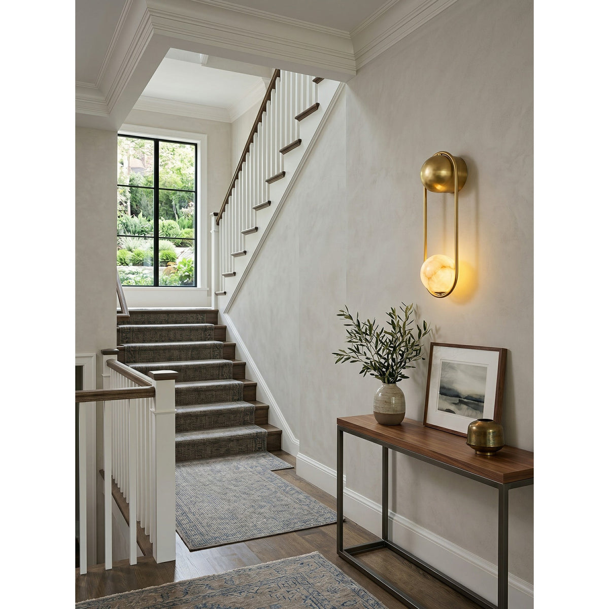 Arvior Alabaster Wandleuchte