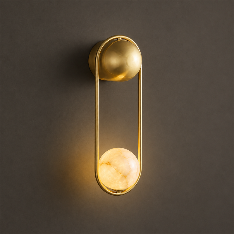 Arvior Alabaster Wandleuchte