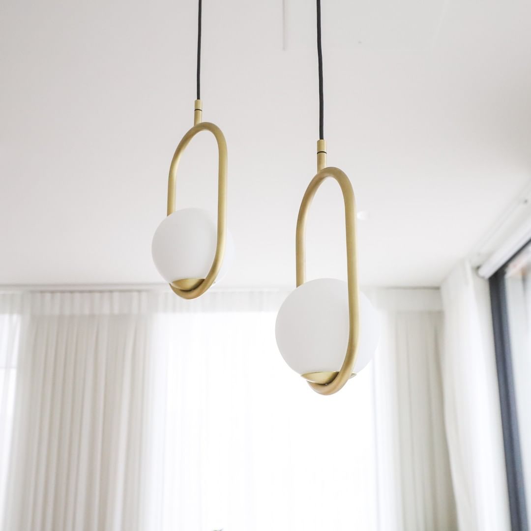 Caselora moderne Pendelleuchte aus Messing
