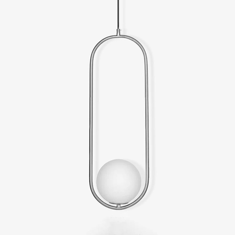 Orieria Pendelleuchte aus Messing im modernen Ringdesign