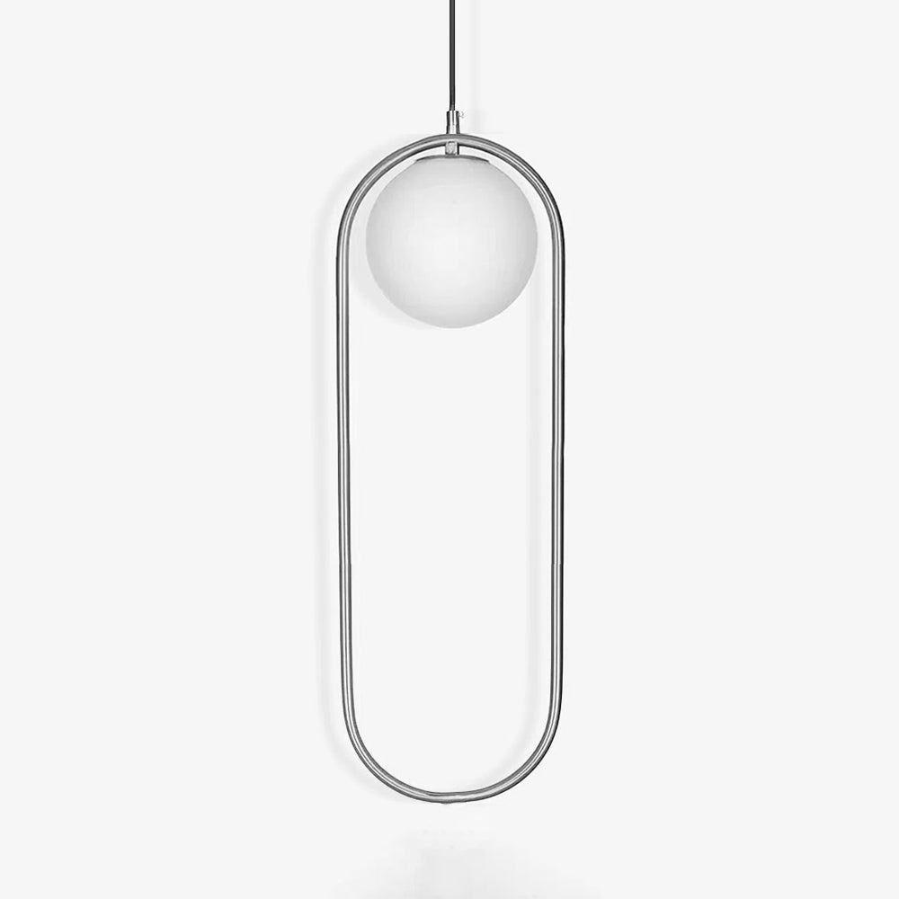Orieria Pendelleuchte aus Messing im modernen Ringdesign
