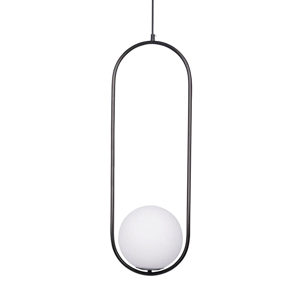 Orieria Pendelleuchte aus Messing im modernen Ringdesign