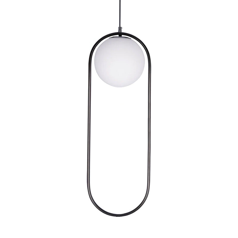 Orieria Pendelleuchte aus Messing im modernen Ringdesign