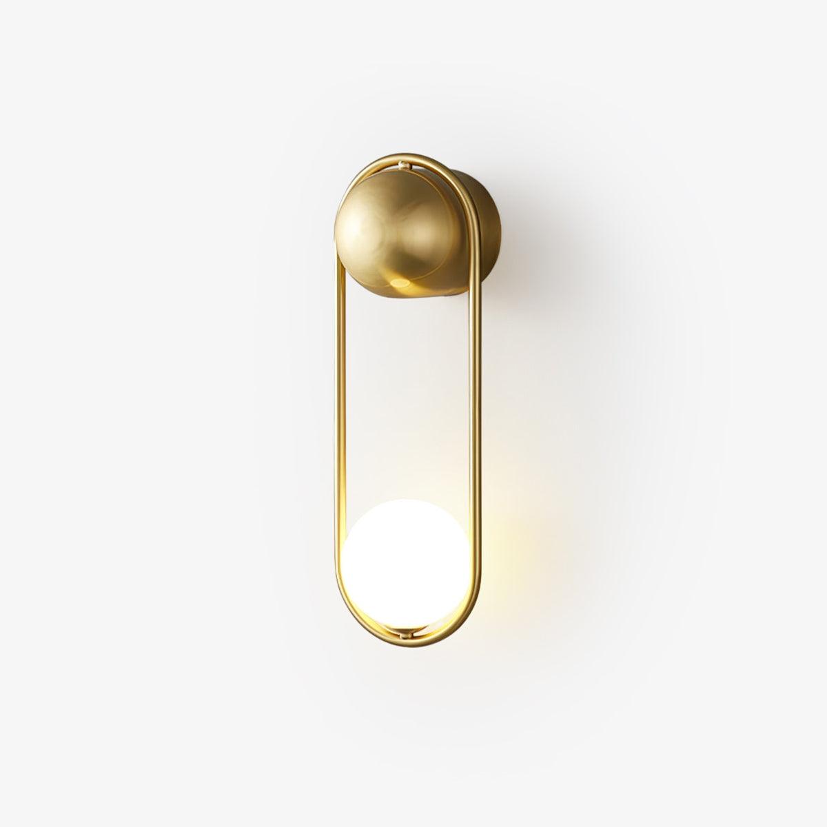Solarine Radiain Messing Minimalistische Wandleuchte