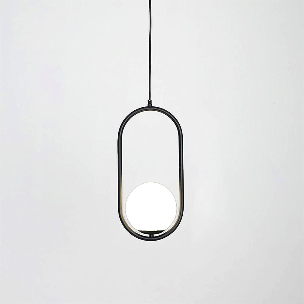 Orieria Pendelleuchte aus Messing im modernen Ringdesign