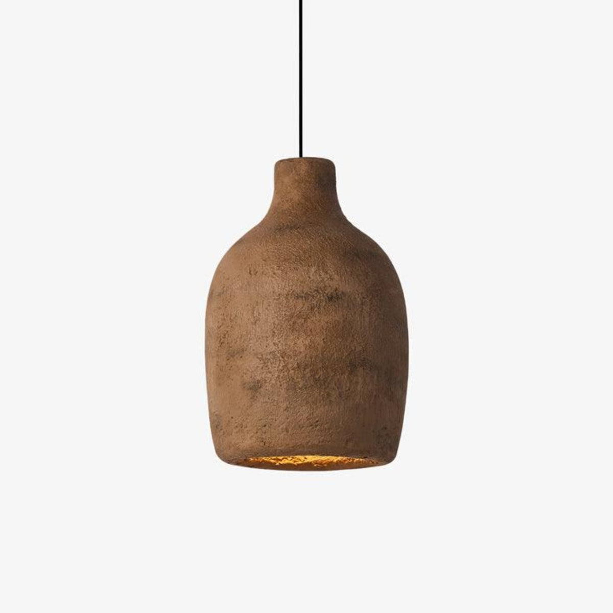 Avenelelia Industrielle Kunst-Pendelleuchte in Grau und Braun