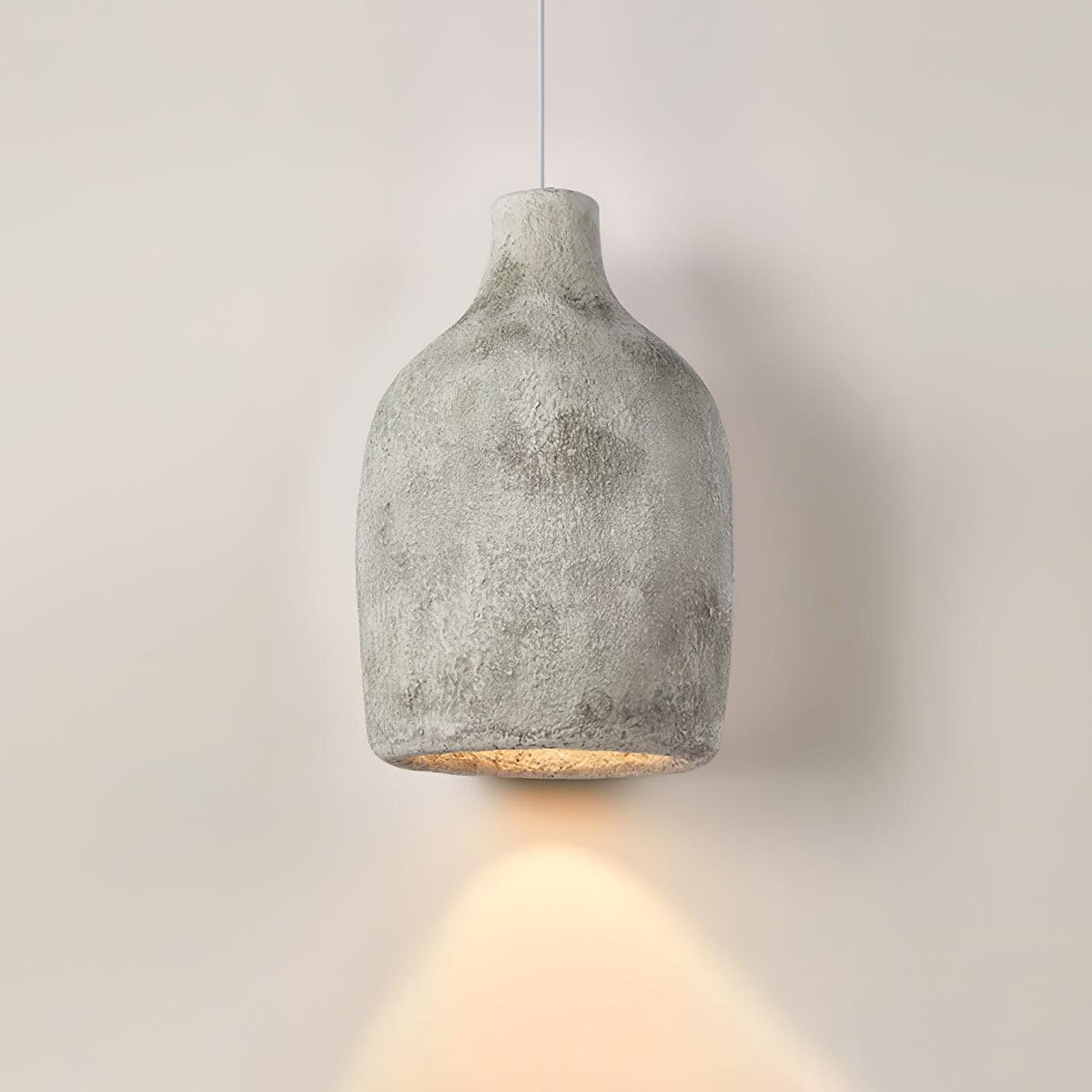 Avenelelia Industrielle Kunst-Pendelleuchte in Grau und Braun
