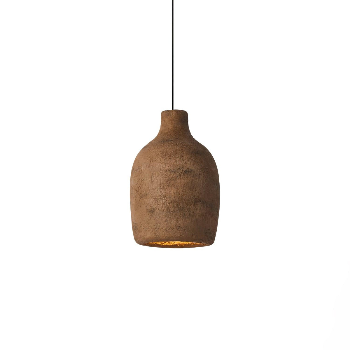 Avenelelia Industrielle Kunst-Pendelleuchte in Grau und Braun