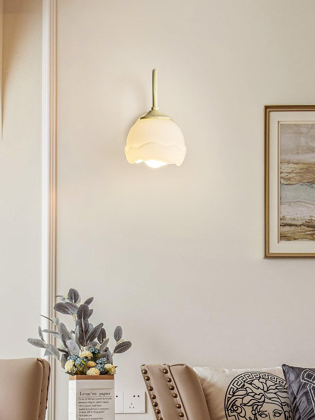 Velorenne Wandleuchte aus Glas in elegantem Design