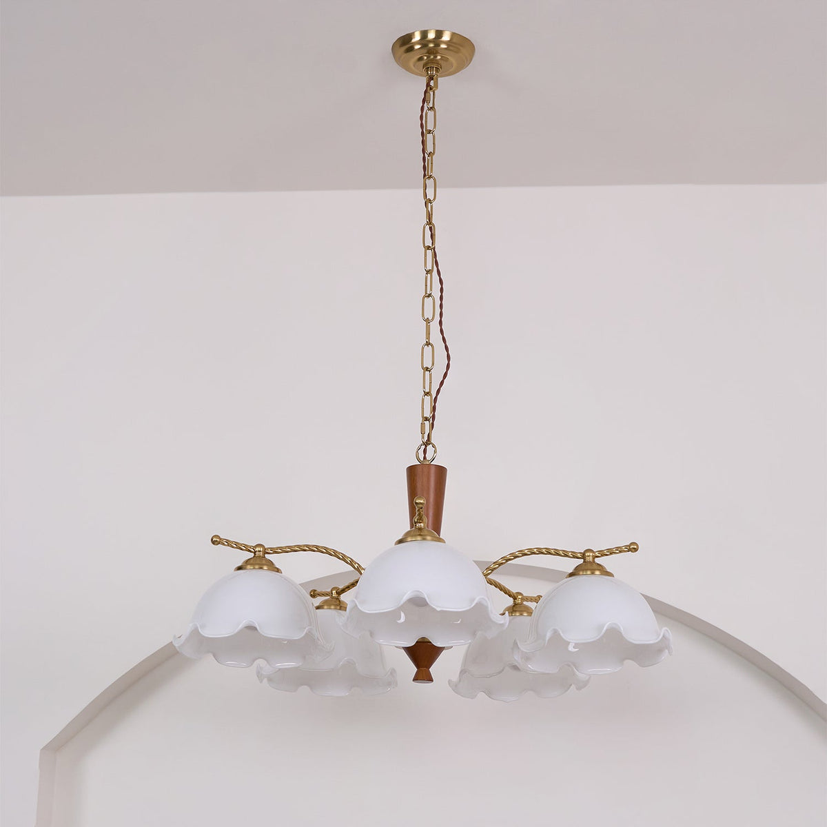 Daisy Vintage-Kronleuchter „“ aus Glas