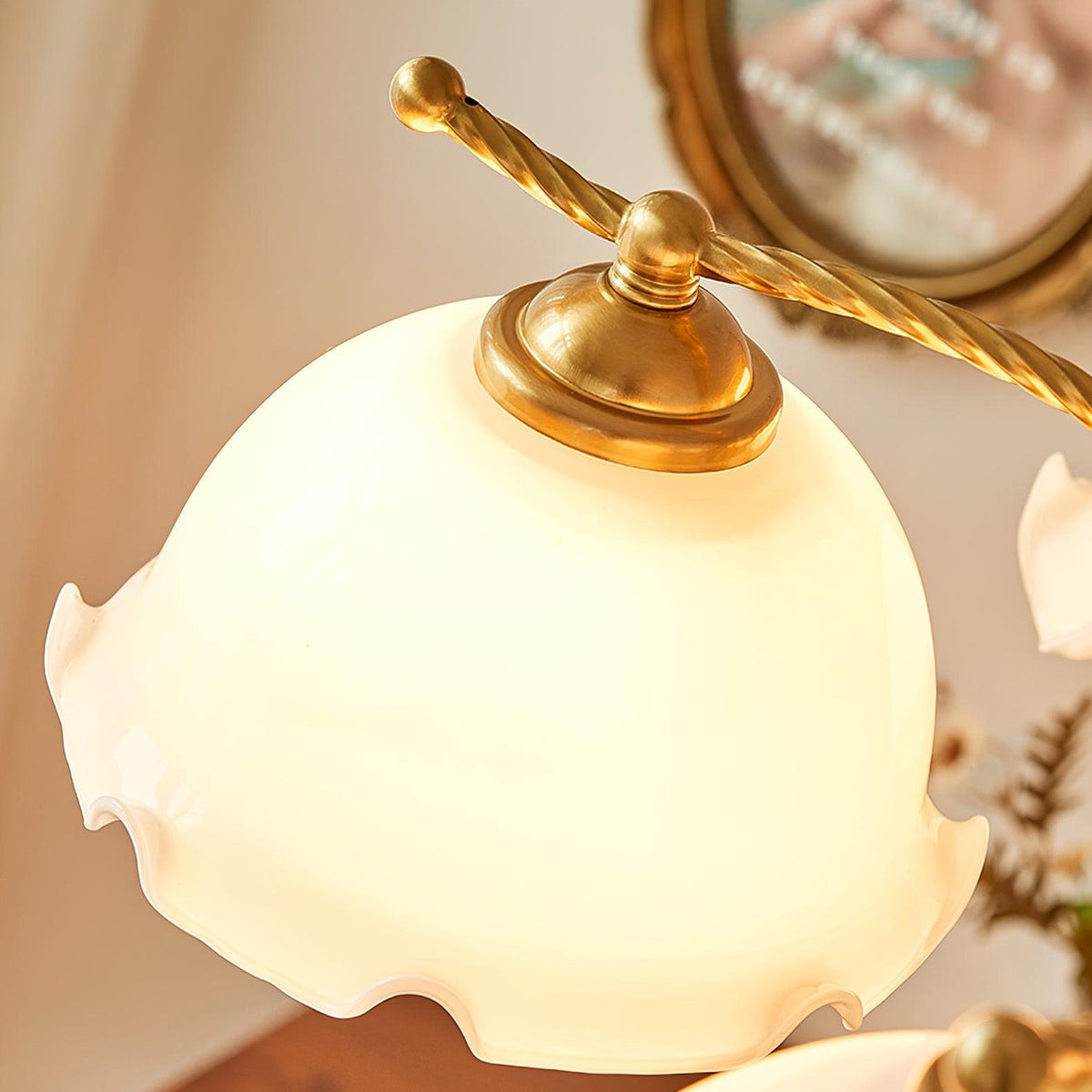 Daisy Vintage-Kronleuchter „“ aus Glas
