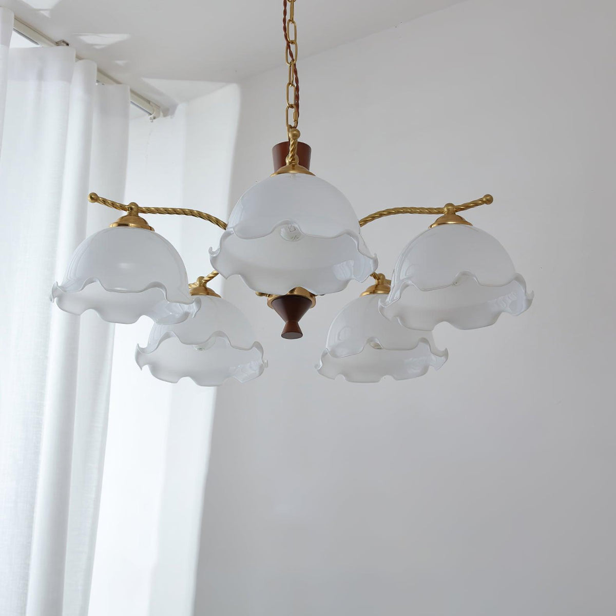 Daisy Vintage-Kronleuchter „“ aus Glas